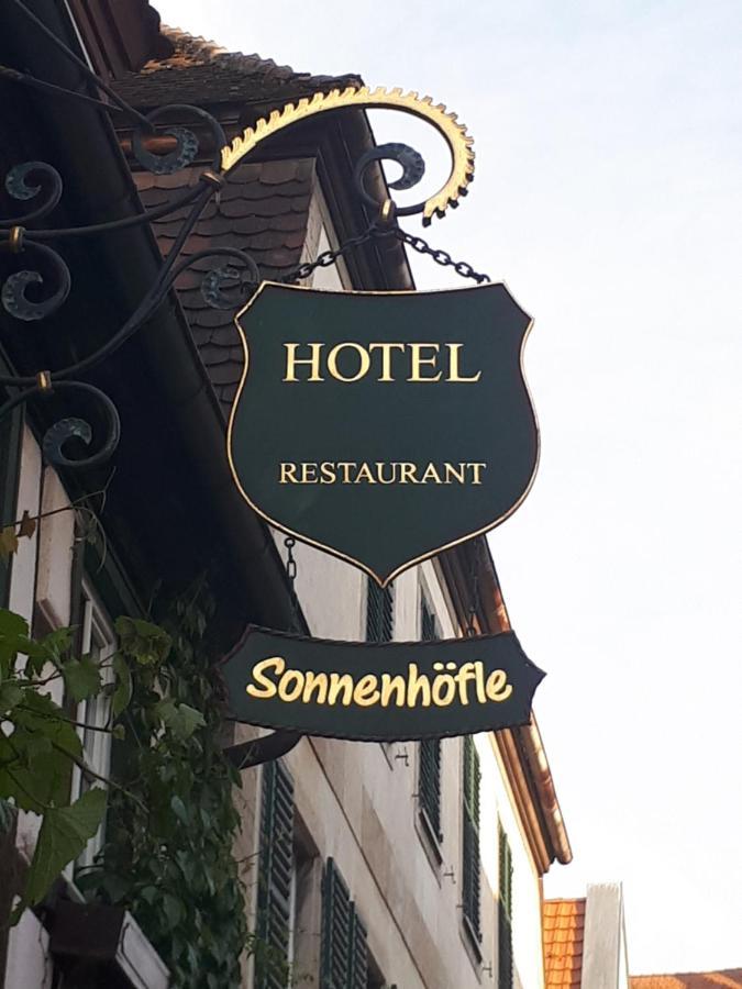 Hotel & Restaurant Sonnenhoefle Sommerhausen Exterior photo